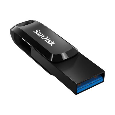 4. Pendrive SanDisk Ultra Dual GO SDDDC3-032G-G46 (32GB; USB 3.0, USB-C; kolor czarny)