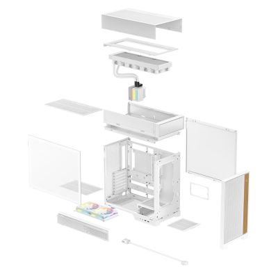 7. DeepCool CL6600 WH Midi Tower Biały