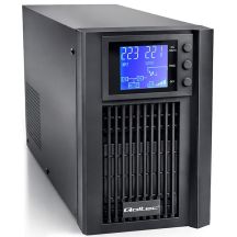 Qoltec Zasilacz awaryjny UPS Pure Sine Wave | 1kVA | 800W | AVR | LCD |  Czysty Sinus