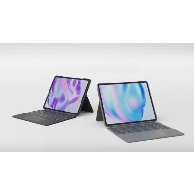16. Klawiatura Logitech Combo Touch iPad Air — QWERTZ