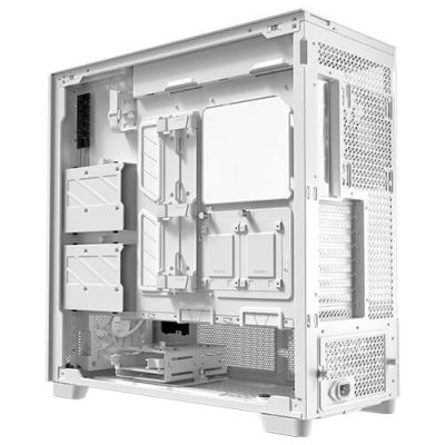 4. Obudowa PC Antec Flux Pro, Full-Tower, E-ATX, Szkło hartowane – biała
