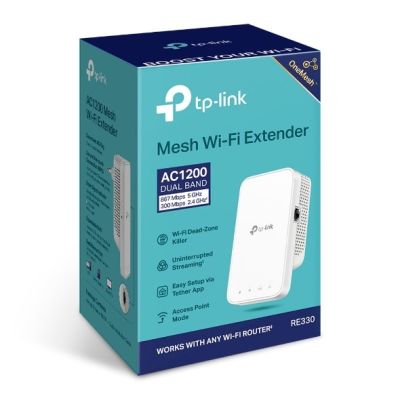 8. TP-Link RE335 Wzmacniacz sieciowy 867 Mbit/s Biały