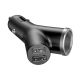 3. Baseus Y Type Car Charger ładowarka samochodowa 2x USB + gniazdo zapalniczki 3.4A czarny (CCALL-YX01)