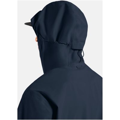 4. Kurtka przeciwdeszczowa męska Odlo ESSENTIAL 2.5L WATERPROOF Jacket hardshell granatowa