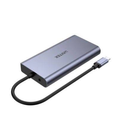 2. UNITEK HUB USB-C 8W1 USB-C 3.1, PD 100W, D1019B