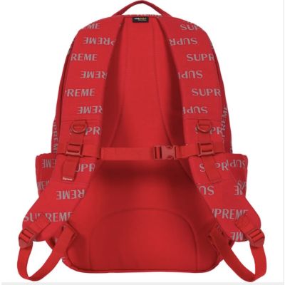 3. Plecak Supreme Backpack Red BackPack Reflective - FW26B3-RED