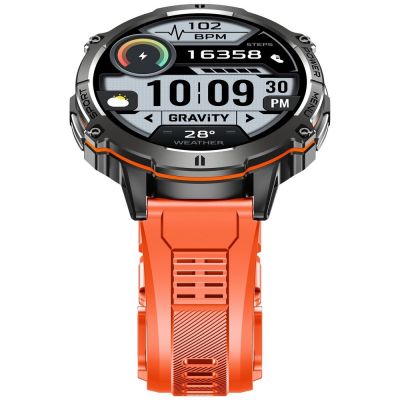 9. Smartwatch Gravity Czarny Pasek + Bransoleta GT42-5