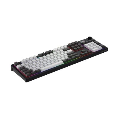 4. HATOR Skyfall Pro Wireless 100 klawiatura Gaming USB + RF Wireless + Bluetooth QWERTY US English Czarny, Szary