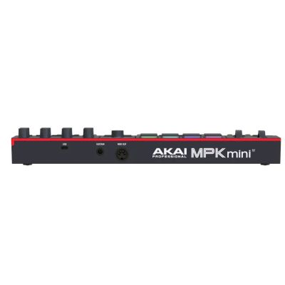 6. AKAI MPK Mini MK4 - kontroler MIDI / klawiatura sterująca, czarna