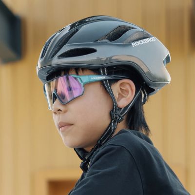 5. Kask rowerowy Rockbros TS-42 lekki 58-62 cm - tytanowy