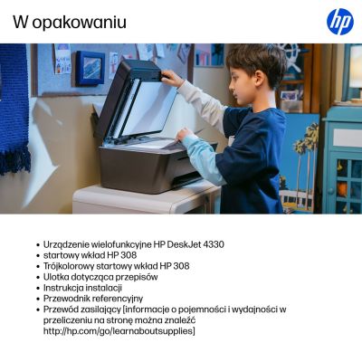 7. Urządzenie wielofunkcyjne HP DeskJet 4330 (AJ4X9B)