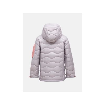 2. Kurtka damska puchowa PEAK PERFORMANCE W Helium Utility Down Hood Jacket kolor szary