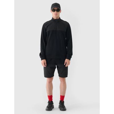 6. Bluza dresowa nierozpinana bez kaptura męska 4F 4FRSS24TSWSM2035-20S