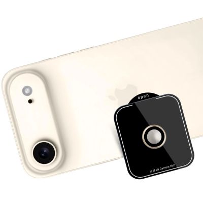 7. Szkło hartowane na obiektyw aparatu 3mk Lens Protection Pro do iPhone 17 Air - złote