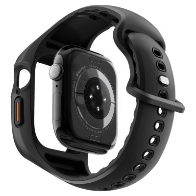 11. Pasek Spigen Liquid Air Pro na Apple Watch 46 mm - czarny mat