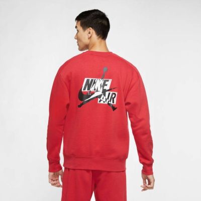 2. Bluza dresowa Air Jordan Jumpman Fleece czerwona - CK6763-687