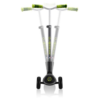 23. Hulajnoga 3-kołowa Globber Master Prime / Black - Lime Green 664-106
