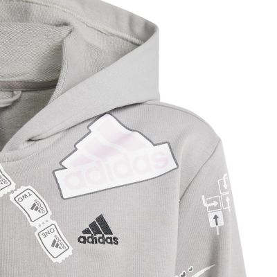 3. Bluza adidas Biuv Zip Hoodie Jr IS3755
