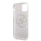 4. Etui Guess Glitter 4G Circle Hardcase na iPhone 11 Pro - różowe