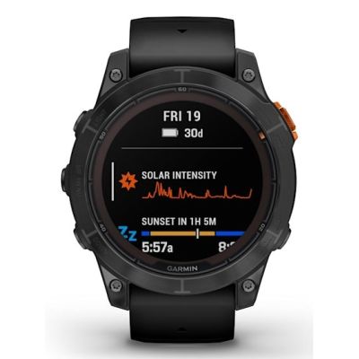 15. Zegarek sportowy Garmin Fenix 7 Pro Solar Edition Slate Grey / Black Band
