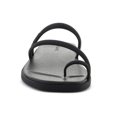 2. CROCS MIAMI TOE LOOP SANDAL W BLACK 209862-001