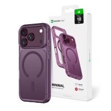 Etui AMAZINGTHING Minimal Mag Drop Proof Case 3 Lens na iPhone 18 Pro z mocowaniem na smycz kompatybilne z MagSafe - fioletowe