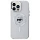 3. Etui Karl Lagerfeld IML Metal Choupette Head MagSafe na iPhone 14 Pro Max - białe