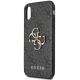 6. Etui Guess 4G Big Metal Logo na iPhone X / XS - szare