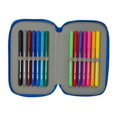 4. FC Barcelona piórnik z wyposażeniem triple filled pencil case 37 pcs 412648857