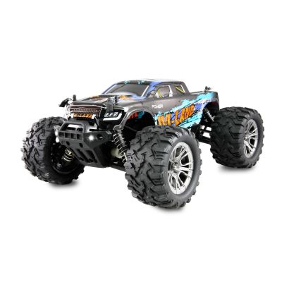 9. Samochód Amewi M-Land Monster Truck 48km/h 4WD 1/16 RTR niebieski