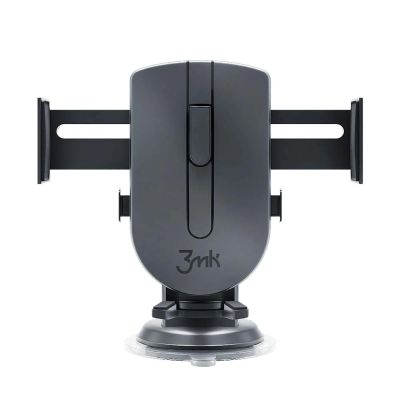 2. Uchwyt 3mk Twist Automatic Car Holder samochodowy z ładowarką indukcyjną na kokpit - czarny