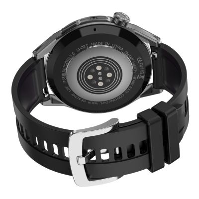6. Smartwatch  Rubicon RNCE88-2 Czarny- Czarny Pasek Silikonowy + Czarna Bransoleta