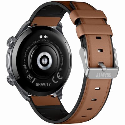 13. Smartwatch Gravity Czarny 2 Paski GT35-1