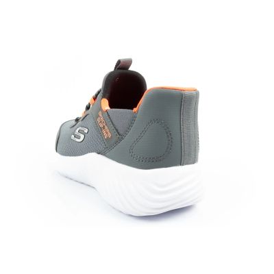 5. Skechers Bounder Slip-ins buty młodzieżowe sportowe dziecięce szare