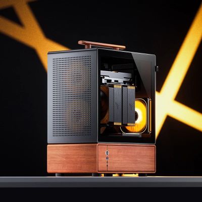 18. Obudowa PC Jonsbo T7, Midi-Tower, mATX, Szkło hartowane