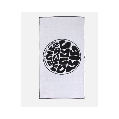 4. Ręcznik plażowy RIP CURL Logos Towel czarny