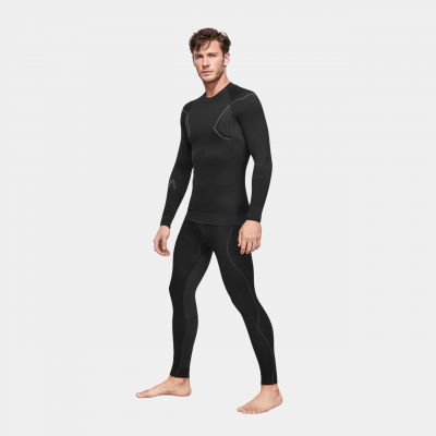 13. Bielizna termoaktywna Alpinus Active Base Layer Set czarno-szara M GT43257