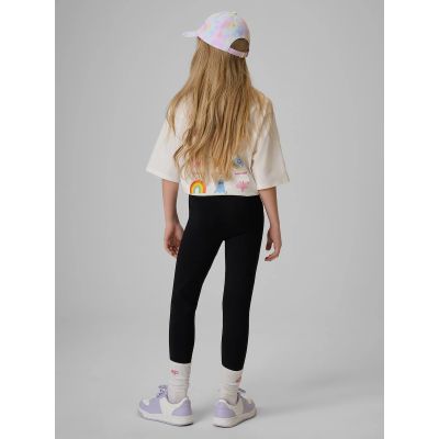 2. Legginsy dzianinowe dziewczęce 4F 4FJRMM00TTIGF316-20S