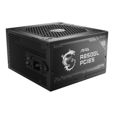 Zasilacz MSI MAG A850GL PCIE5 850W 80+ Gold ATX 3.1