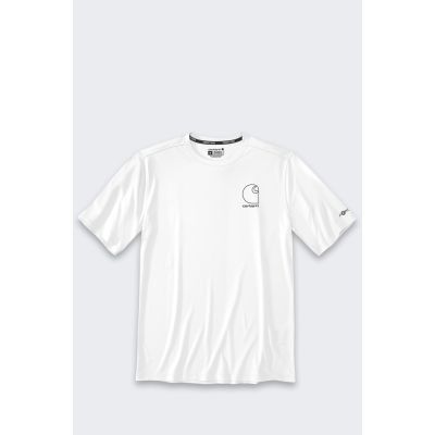 Koszulka Sun Defender Lightweight Logo SS White