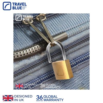5. TRAVEL BLUE KŁÓDKA BAGAZOWA Z KLUCZYKIEM ZESTAW 2SZT