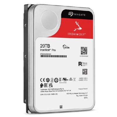 14. Dysk HDD Seagate IronWolf Pro (20 TB; 256MB; 3.5"; SATA)