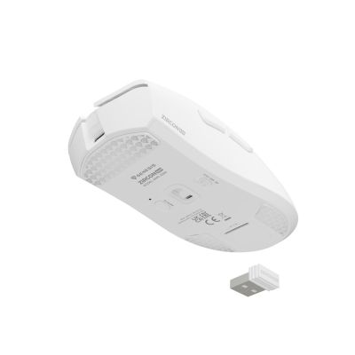 13. MYSZ DLA GRACZY GENESIS ZIRCON 880 BEZPRZEWODOWA 12000DPI BIAŁA GAMINGOWA
