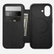2. Nomad Modern Leather Folio pokrowiec na telefon komórkowy 16 cm (6.3") Czarny