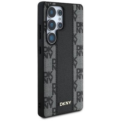 4. Etui DKNY Leather Checkered Pattern MagSafe do Samsung Galaxy S25 Ultra czarny