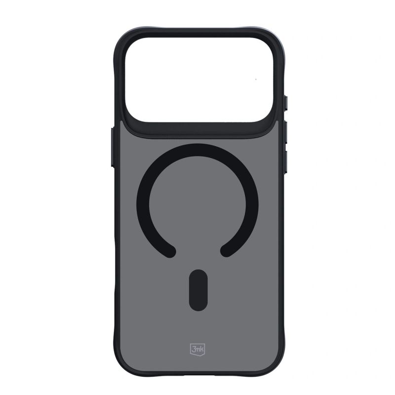 11. Etui 3mk Smoke MagCase na iPhone 17 Pro - czarne półprzezroczyste