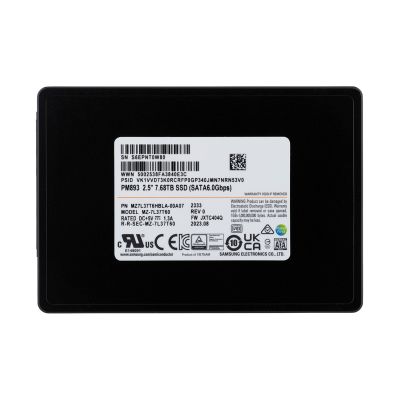 7. Samsung PM893 7,68 TB 2.5" Serial ATA III V-NAND TLC