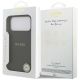 8. Etui Guess Grained Gold Ring MagSafe na iPhone 18 Pro Max / 17 Pro Max - czarne