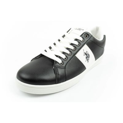 3. U.S. Polo Assn. buty trampki sneakersy męskie modne czarne wygodne