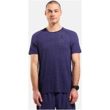 Koszulka męska Odlo ESSENTIAL SEAMLESS T-shirt crew neck l/s niebieska
